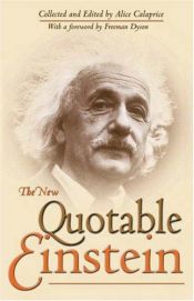 book cover of The new quotable Einstein by Albert Einstein
