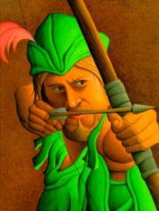 book cover of Robin Hood and Little John by Barbara Cohen