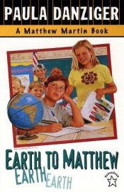 book cover of Earth to Matthew by Paula Danziger