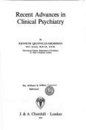 book cover of Recent advances in clinical psychiatry. No. 5. by K Granville- Grossman