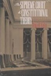 book cover of The Supreme Court and Constitutional Theory, 1953-1993 by Ronald Kahn