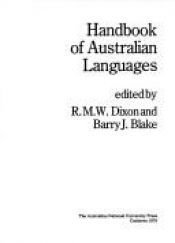 book cover of Handbook of Australian languages by R.M.W. Dixon