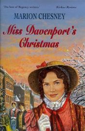 book cover of Miss Davenport's Christmas by Marion Chesney