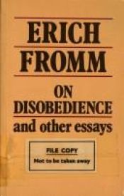 book cover of On Disobedience and Other Essays by Erich Fromm
