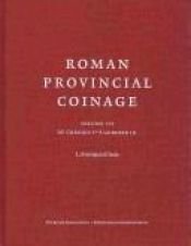 book cover of Roman Provincial Coinage, Volume I by Andrew Burnett