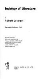 book cover of Sociology of literature by Robert Escarpit