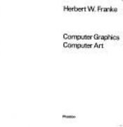 book cover of Computer graphics, computer art by Herbert W. Franke
