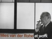 book cover of Mies van der Rohe At Work by Peter Carter