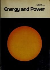 book cover of Energy and Power by 