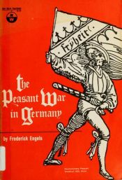 book cover of The Peasant War in Germany by Friedrich Engels