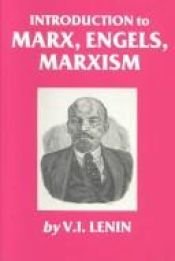 book cover of Introduction to Marx, Engels, Marxism by Vladimir Lenin