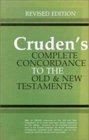 book cover of Cruden's Concordance by Alexander Cruden