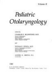 book cover of Pediatric Otolaryngology 2nd Edition by Charles D. Bluestone