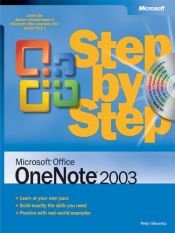 book cover of Microsoft Office OneNote 2003 Step by Step (Step By Step (Microsoft)) by Peter Weverka