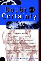 book cover of Doubt and certainty by Tony Rothman