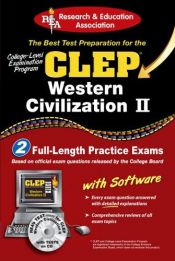 book cover of CLEP Western Civilization II by Dr. Preston Jones Ph.D.