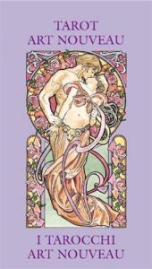 book cover of Tarot Art Nouveau Deluxe by Lo Scarabeo