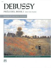 book cover of Preludes, book I for the piano by Claude Debussy