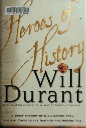 book cover of Heroes of History by Will Durant