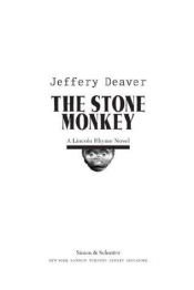 book cover of La scimmia di pietra by Jeffery Deaver