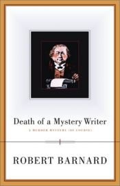 book cover of Death of a Mystery Writer by Robert Barnard