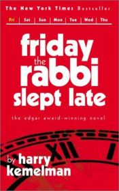 book cover of W piątek rabin zaspał by Harry Kemelman