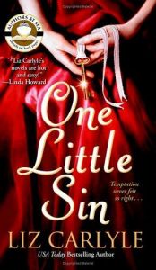 book cover of One little sin by Liz Carlyle
