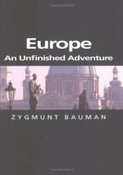 book cover of Europa - niedokończona przygoda by Zygmunt Bauman