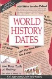 book cover of World History Dates (Usborne Hotshots) by Lisa Miles