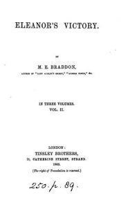 book cover of Eleanor's Victory (Pocket Classics) by Mary E. Braddon