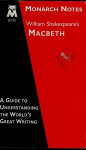 book cover of Review notes and study guide to Shakespeare's Macbeth (Monarch notes) (Monarch notes) by William Shakespeare
