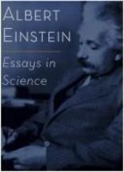 book cover of Essays in Science by Albert Einstein