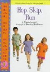 book cover of Hop, skip, run by Marcia Leonard