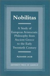 book cover of Nobilitas by Dr. Alexander Jacob