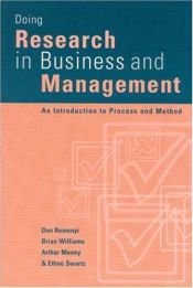 book cover of Doing Research in Business and Management: An Introduction to Process and Method by Dan Remenyi