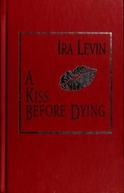 book cover of Un beso antes de morir by Ira Levin