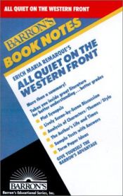 book cover of Erich Maria Remarque's: All Quiet on the Western Front (Barron's Book Notes) by Rose Kam