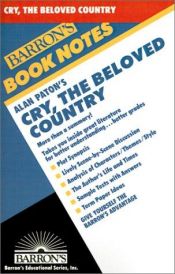 book cover of Alan Paton's Cry, the Beloved Country (Barron's Book Notes) by Rose Sallberg Kam