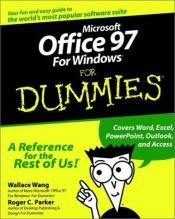 book cover of Microsoft Office 97 for Windows for dummies by Wallace Wang