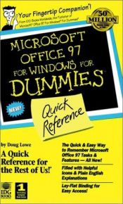 book cover of Microsoft Office 97 for Windows 95 for Dummies Quick Reference (For Dummies Quick Reference) by Doug Lowe