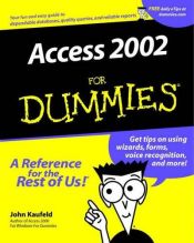 book cover of Microsoft Access 2002 for Dummies by John Kaufeld