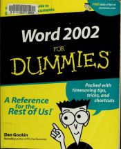 book cover of Word 2002 for dummies by Dan Gookin