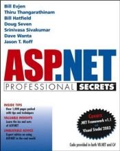 book cover of ASP.NET Professional Secrets by Bill Evjen