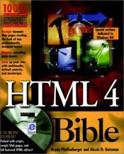 book cover of HTML 4 Bible by Bryan Pfaffenberger