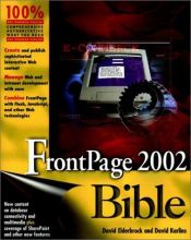 book cover of FrontPage 2002 bible by David Elderbrock