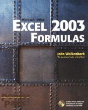 book cover of Excel 2003 formulas by John Walkenbach