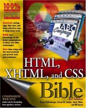 book cover of HTML, XHTML, and CSS Bible by Bryan Pfaffenberger