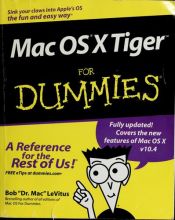 book cover of Mac OS X Tiger For Dummies by Bob LeVitus