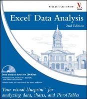 book cover of Excel data analysis : your visual blueprint for creating and analyzing data, charts, and PivotTables by Jinjer Simon