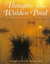 book cover of Thoughts from Walden Pond by Henry David Thoreau